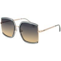 Übergroße, eckige Sonnenbrille mit Farbverlauf