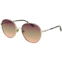 Runde Metall-Sonnenbrille mit Farbverlaufsgläsern