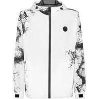 Leichte Windjacke mit Splash-Print