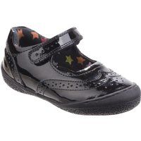 Hush Puppies Rina Junior Patent Mädchenschuhe Aus Schwarzem Lackleder