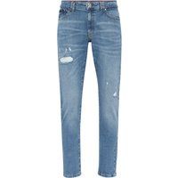 Slim-Fit Distressed Jeans