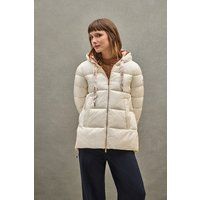 Gesteppte Daunenjacke mit Kapuze