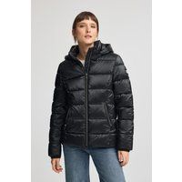 Gefütterte, leichte Steppjacke mit Kapuze