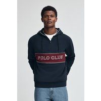 Polo Club Kapuzenpullover mit halbem Reißverschluss