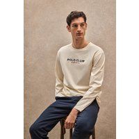 Herren Langarm Logo T-Shirt