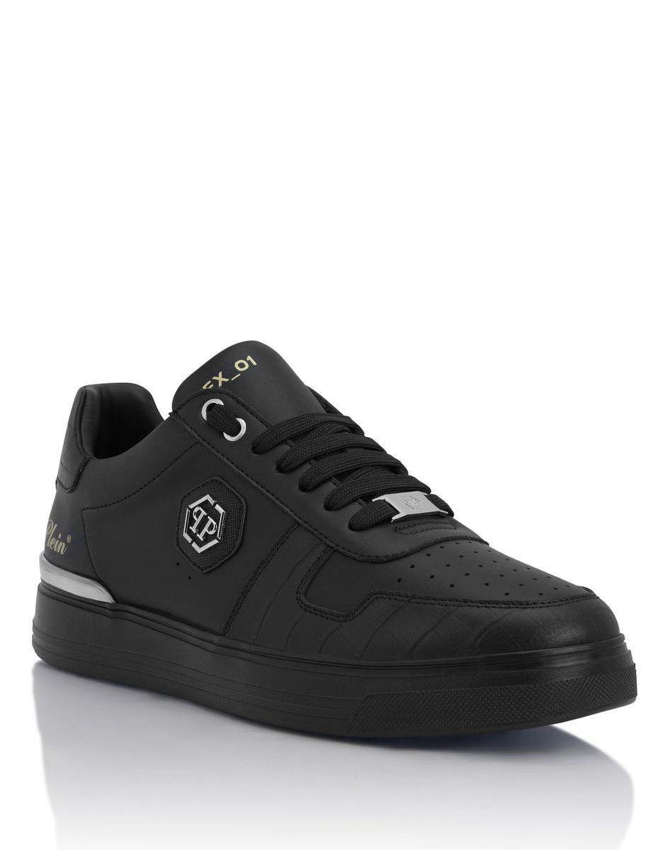 Sneaker aus geprägtem Nappaleder