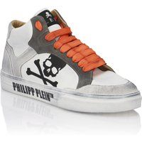 Hochwertige High-Top Sneaker mit Totenkopfdesign