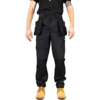 Caterpillar Nexus Holster Stretch Pocket Baumwoll Herren Schwarz Outdoor-Hosen