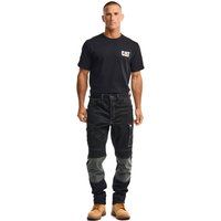 Caterpillar Essential Knie-Taschen Stretch Holster Polyester Herren Outdoor-Hosen Schwarz