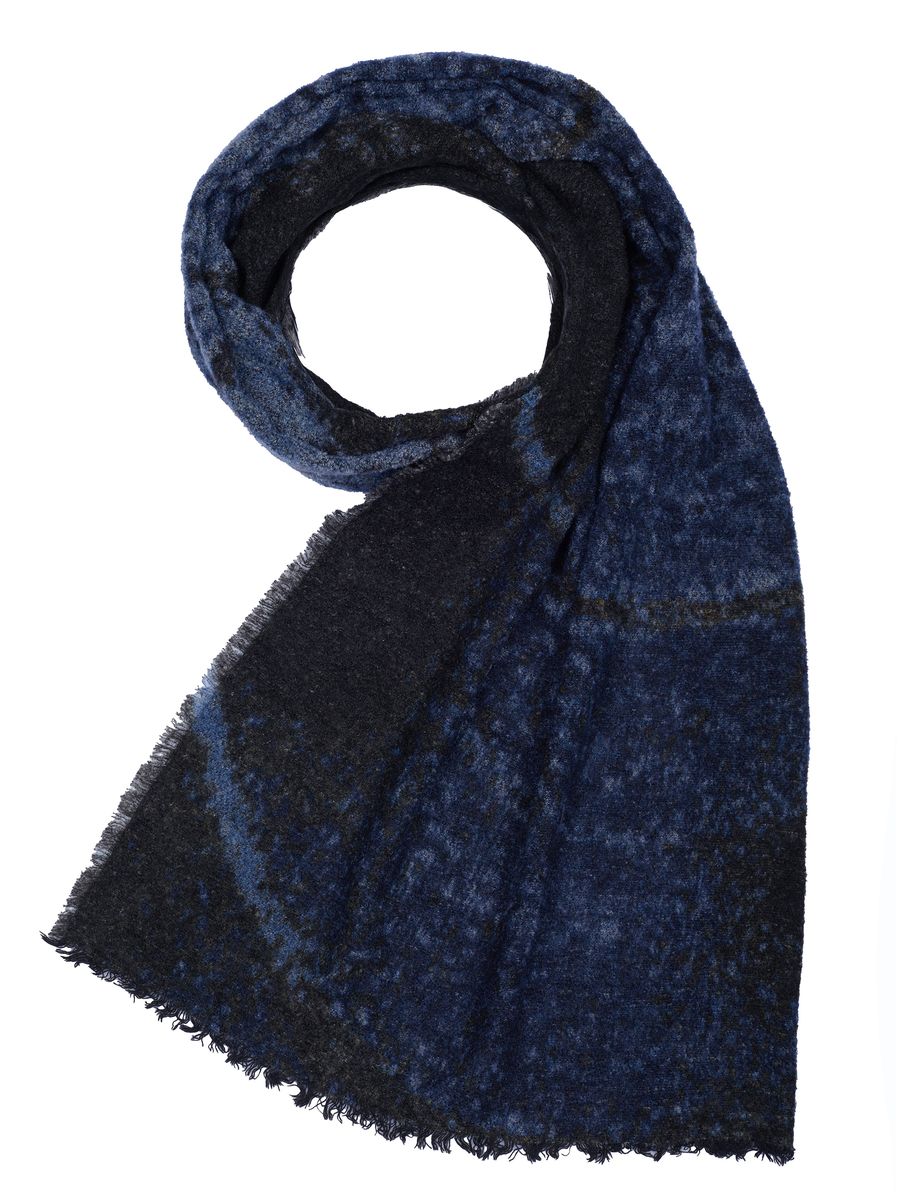 Dunkelblauer Unisex Viskose Modal Schal