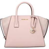 Rosa Lederhandtasche