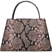 Rosa Lederhandtasche