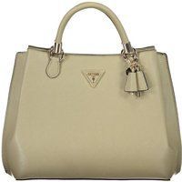 Strukturierte Henkeltasche mit Charm-Detail
