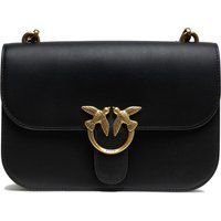 Klassische Leder Schultertasche Love Birds