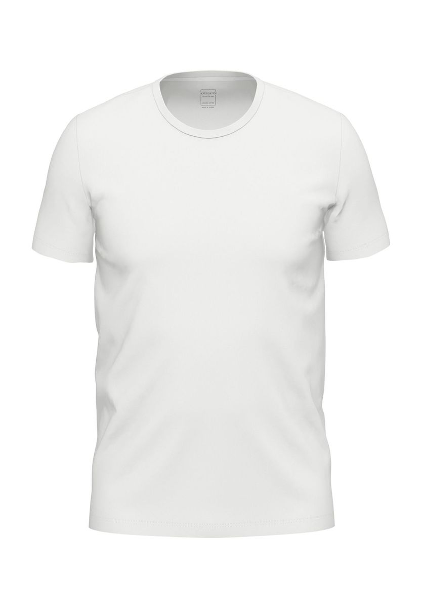 Klassisches Baumwoll-T-Shirt mit Rundhalsausschnitt