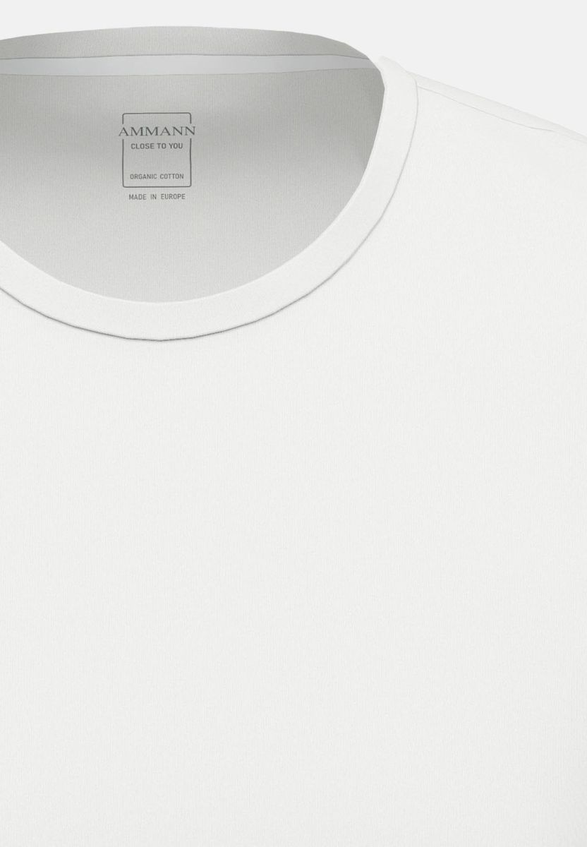 Klassisches Baumwoll-T-Shirt mit Rundhalsausschnitt