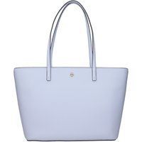Helles Blau Leder Schultertasche