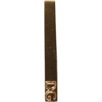 Goldfarbene Krawattenklammer aus Messing