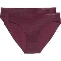 Gestreifte Second Skin Slips im Zweierpack
