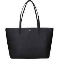 Schwarze Leder-Schultertasche