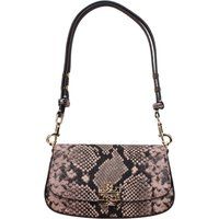 Rosa Leder Schultertasche