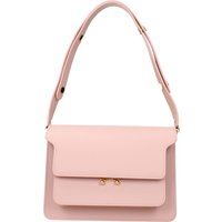 Rosa Leder Schultertasche