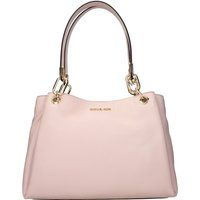 Rosa Leder Schultertasche