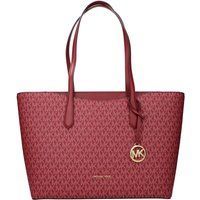 Rote Stoff-Schultertasche