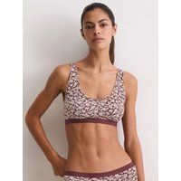 Bralette-Top mit Blumenmuster