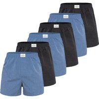 Herren Klassische Gewebte Boxershorts 6er-Pack