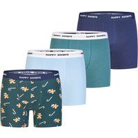 Herren Weihnachts Boxer Briefs 4er-Pack