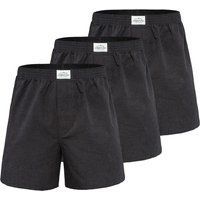 Herren Klassische Gewebte Boxershorts 3er-Pack