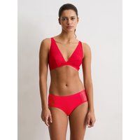 Geometrisches Spitzen-Bralette mit weichen Cups