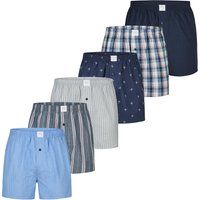 Herren Klassische Web-Boxershorts 6er-Pack