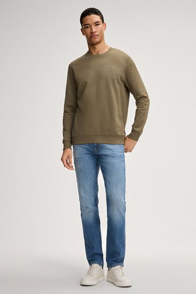 Sweatshirt Silas in Khaki