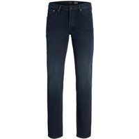 Jeans mit regulärer Passform und dunkler Waschung