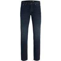Jeans mit regulärer Passform und dunkler Waschung