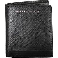 Klassische schwarze Leder-Bifold-Geldbörse
