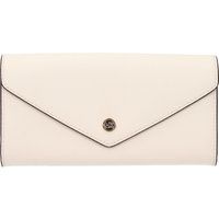 Beige Lederbrieftasche