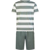Herren Schlafanzug Set mit Streifen