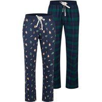 Pyjamahose Weihnachten Loungehose 2er-Pack