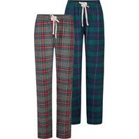 Karierte Pyjamahose Lounge Set