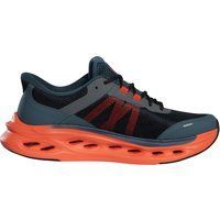 Skechers - Herren Sneaker "Max Cushioning Glide-Step" (Marineblau/Orange)