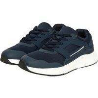 Marineblaue, atmungsaktive, leichte Herren-Sneakers