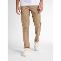 Schwarze Stretch-Twill-Chino-Hose für Herren