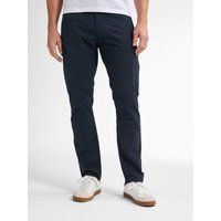 Schwarze Stretch-Twill-Chino-Hose für Herren