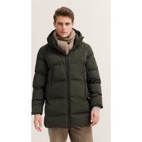 Herren wasserdichter Steppparka mit Kapuze