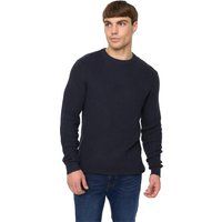 Crosshatch - "Jampster" Sweatshirt für Herren, Rundhalsausschnitt, Jerseyware (Marine)