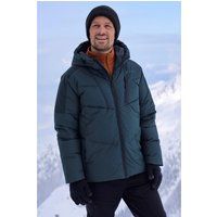 Mountain Warehouse - "Oslo Extreme" Daunenjacke Wattiert für Herren (Dunkelgrün)