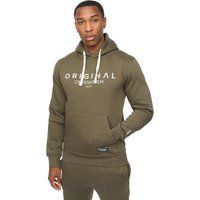 Herren Kapuzenpullover Dunkelolive